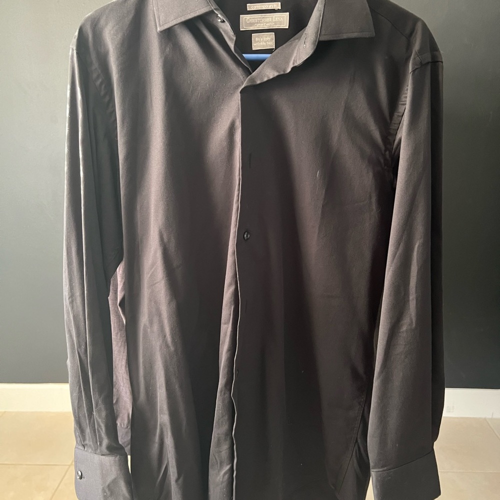 Classic Black Dress Shirt